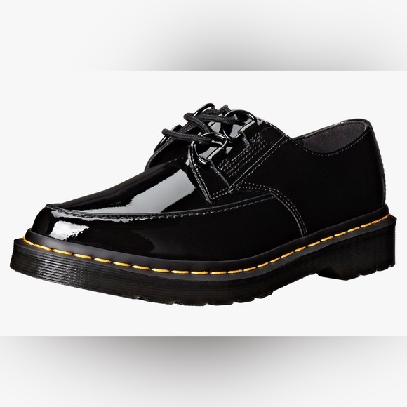 Dr. Martens belladonna Shiny Black Oxfords - Picture 4 of 10